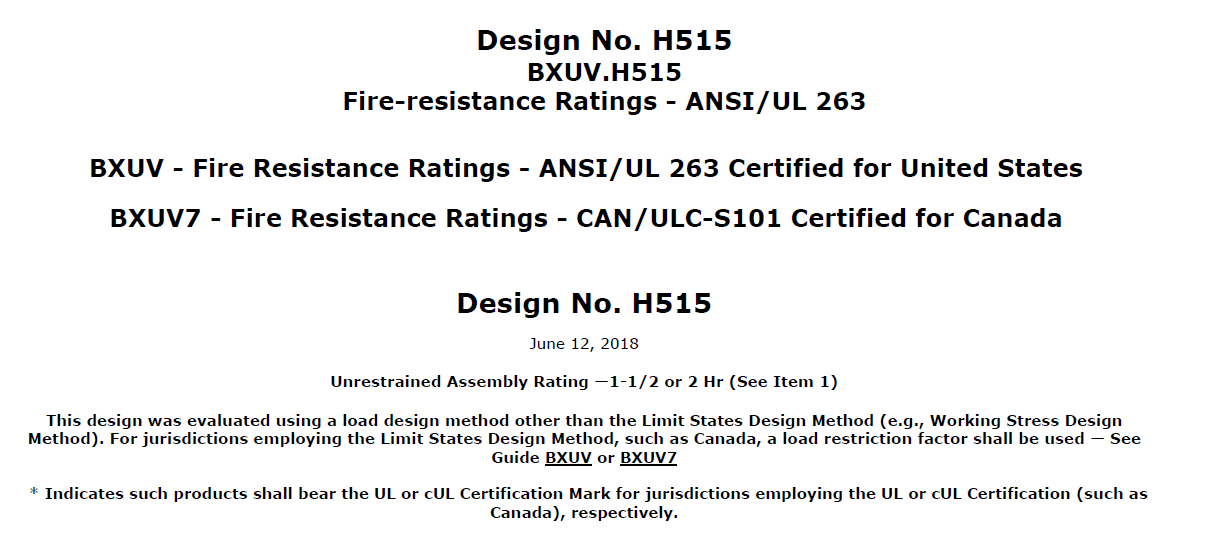 Ul Certification 2 Hr Fire Rated For The Framecad S
